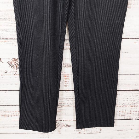 NEW Max Studio Black and Charcoal Office Pant Slim Ankle Trouser Small, MSRP $98 - Picture 3 of 12